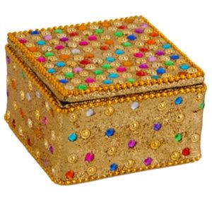 💜 GEMSTONE JEWELRY TRINKET BOX 💜